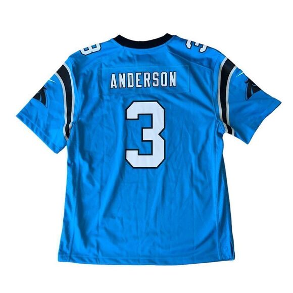 Nike On Field Carolina Panthers #3 Robby Anderson Football Jersey Youth XL - Picture 2 of 10